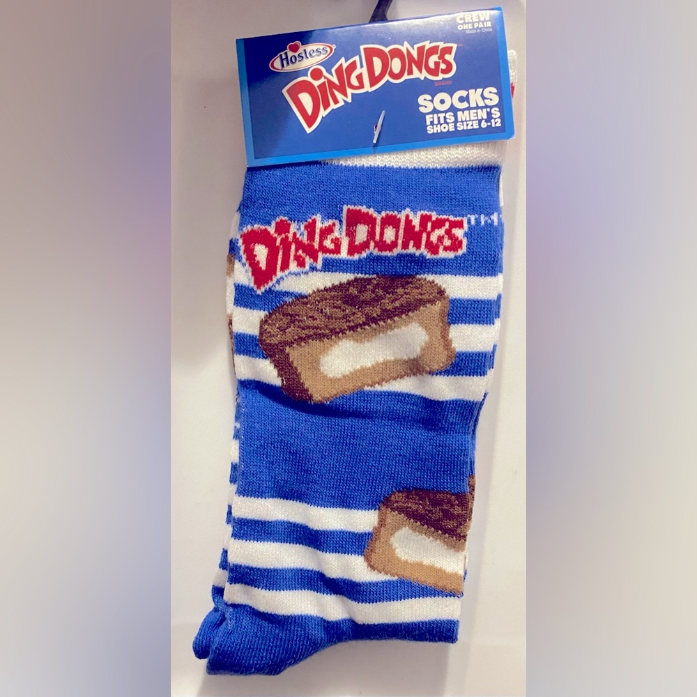 🔴Fun Novelty Socks Featuring Ding Dong Brand